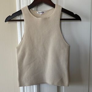 Reformation Hudson Ribbed Sweater Tank